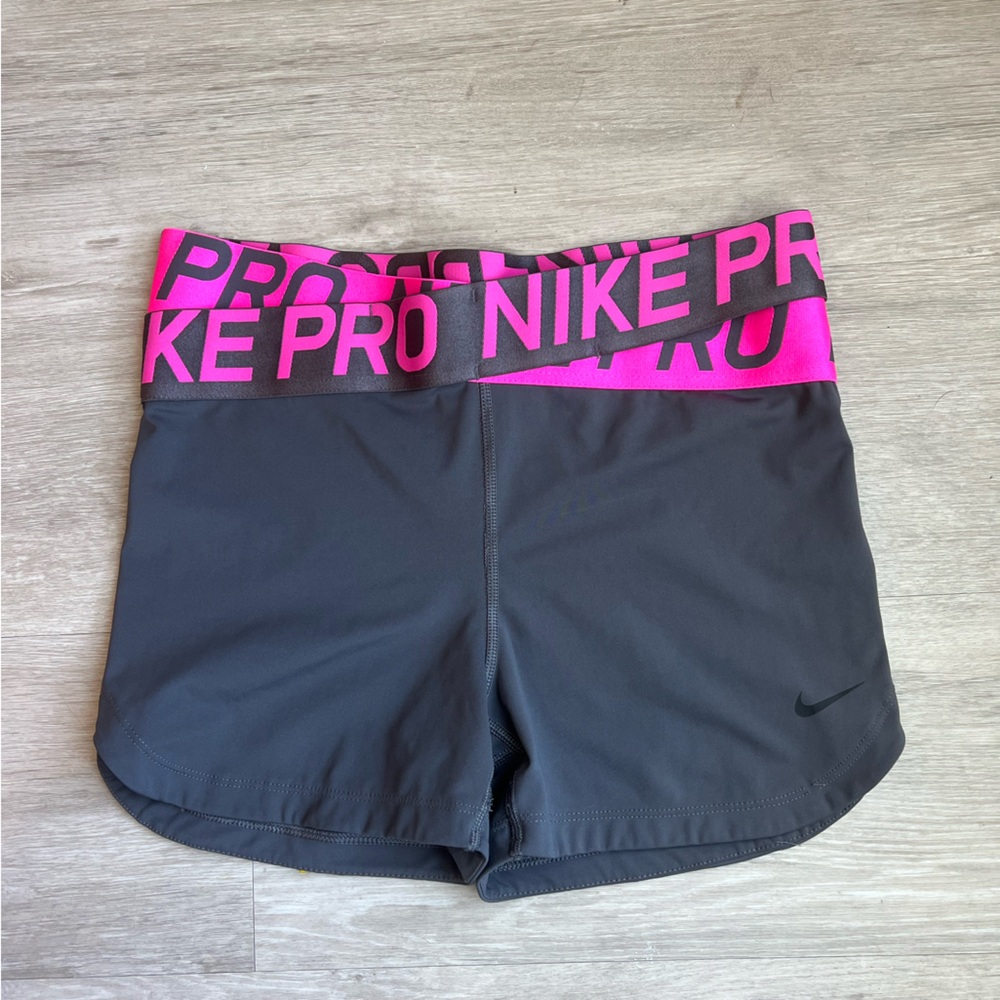 Nike Pro Grey Spandex Shorts